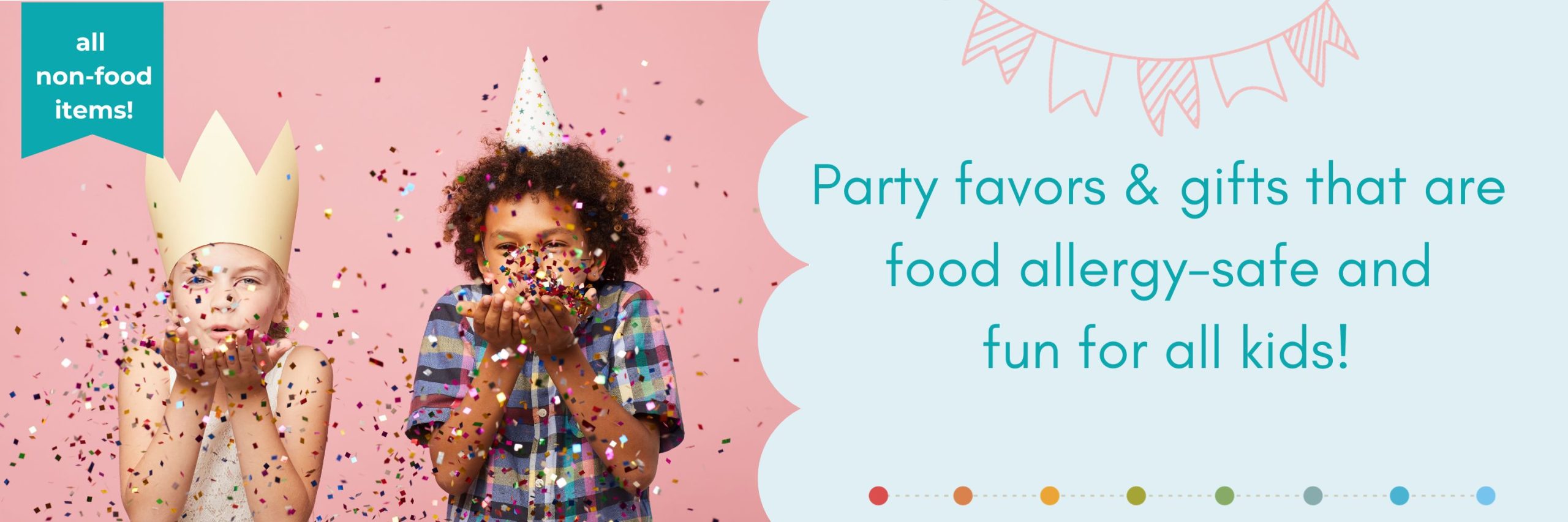 Party favors & gifts that are food allergy-safe and fun for all kids!